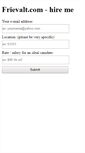 Mobile Screenshot of frievalt.com